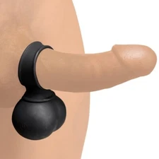 Trinity Men 28X Rechargeable Silicone Vibrating Balls Sex Toy w/ Remote X-Large