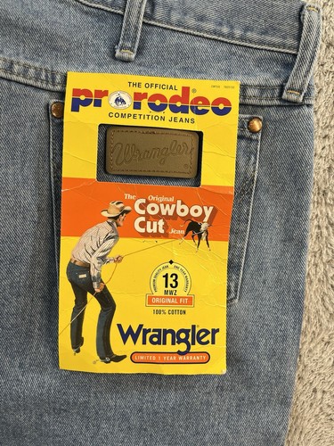 Wrangler Pro Rodeo Competition The Original Cowboy Cut Jeans Men's 36x32 NEW - Picture 7 of 8