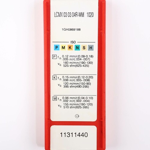 10 SANDVIK LCMX 030304R-WM 1020 CNC Torno Carburo Fresado Taladro Insertos - Imagen 2 de 11
