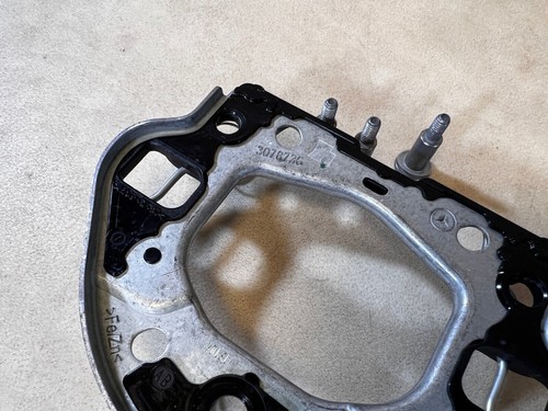 Mercedes C E class W205 W213 St. Wheel Metal Base Plate Horn With Screws 3078736 - Picture 11 of 12