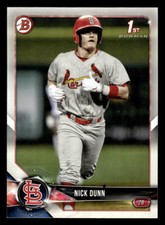 2018 Bowman Draft #BD-149 Nick Dunn Card St. Louis Cardinals