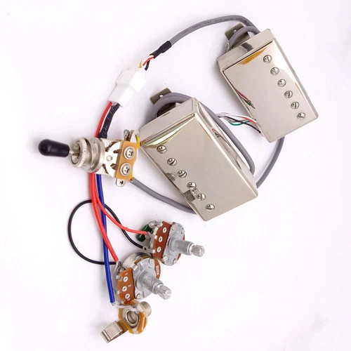 Guitar 498R 498T Alnico V Pickups 4C with 1V1T Wiring Harness for Gibson Guitar