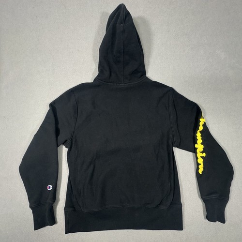 Champion Reverse Weave Hoodie Men's M Black Anorak Super Mario Bros Embroidered - Picture 8 of 10