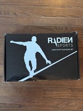 Radien Sports 50 Foot Slackline Set Purple with Heavy Ratchet Guide Storage Bag