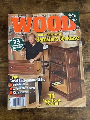 Vintage Issue 195 Dec/Jan 2009-2010 WOOD Magazine Wodworking Home Improvement