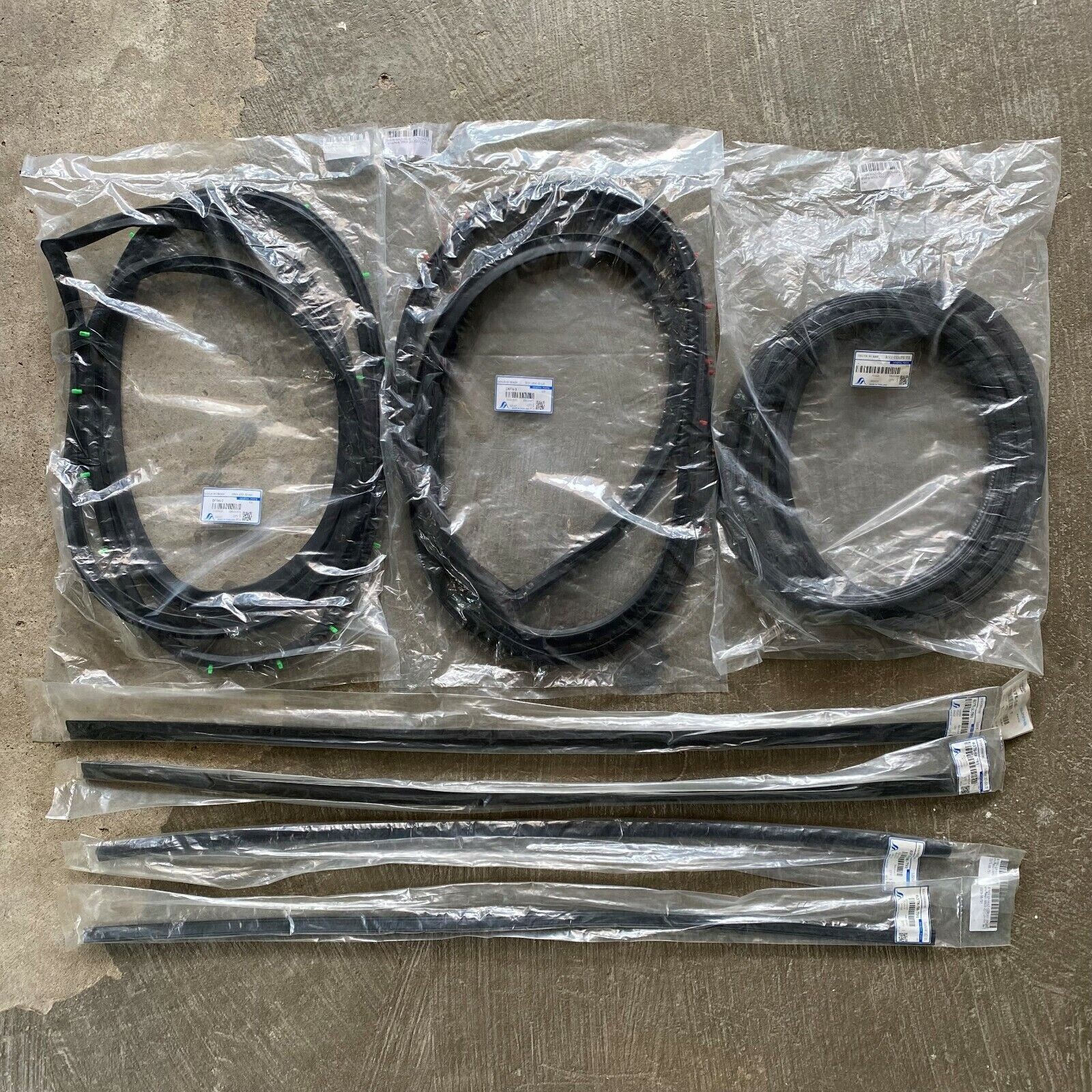 WEATHERSTRIP RUBBER SEAL SET FOR 72-77 MAZDA ROTARY RX3 808 818 SAVANNA ...