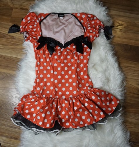 EUC Frederick’s Of Hollywood Miss Mini Mouse Polka