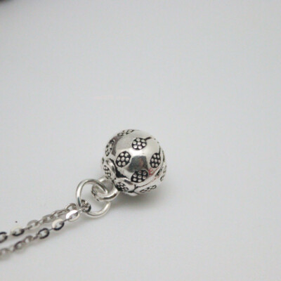 Echt 925 Sterling Silber Damen Herren Persimone Glocke machen Klang Anhänger 15*10mm