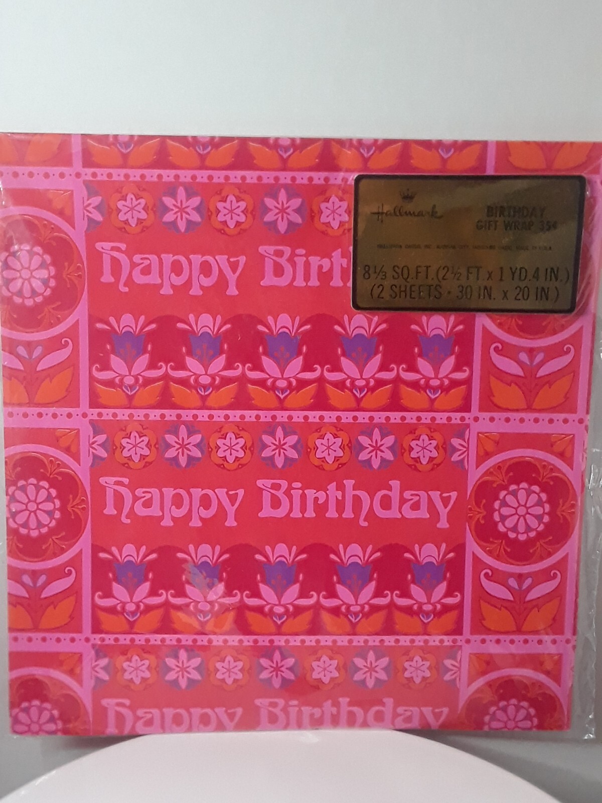 Floral New Sealed 2 Sheets