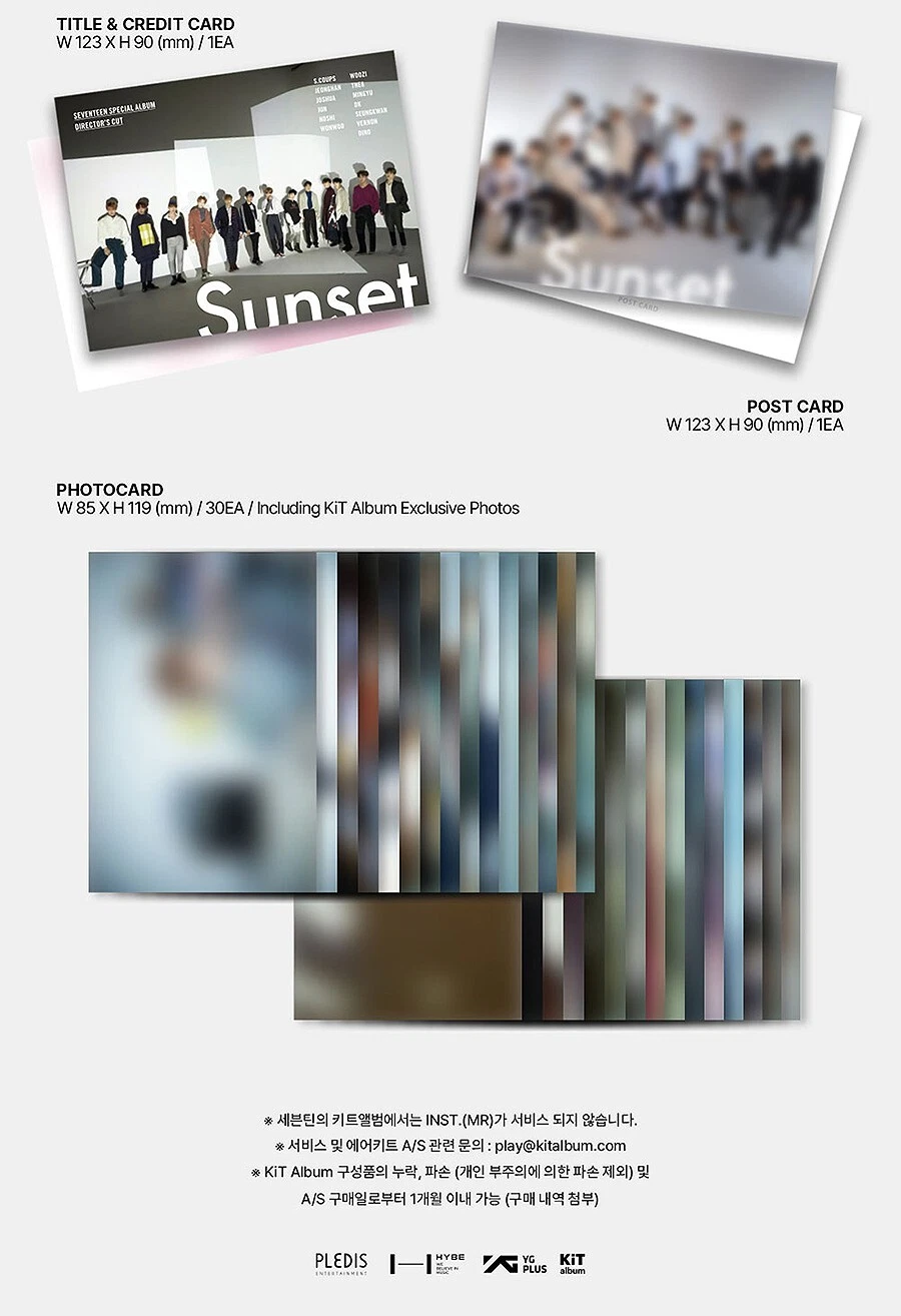 SEVENTEEN [DIRECTOR'S CUT] Special Album KIT Ver/Air-Kit+Chain+32