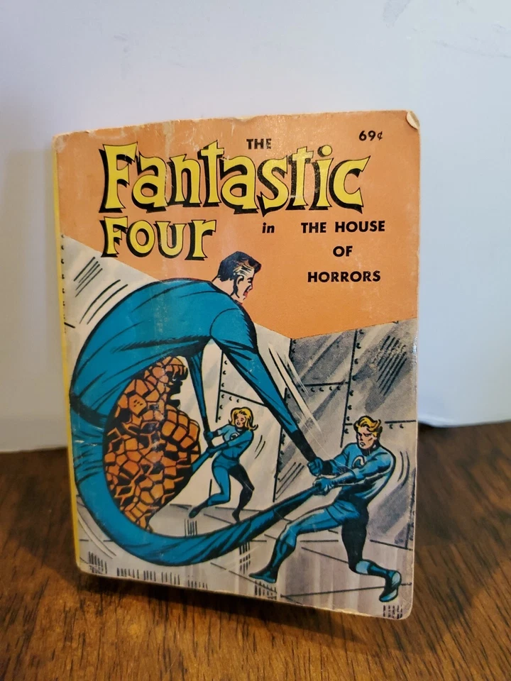 1968 "LOS CUATRO FANTÁSTICOS" LA CASA DE LOS HORRORES - Whitman Big Little Book Vintage Foto 4 de 4