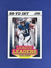 2024 Panini Score ~ Sydney Brown ~ League Leaders ~ LL-SBN ~ Eagles