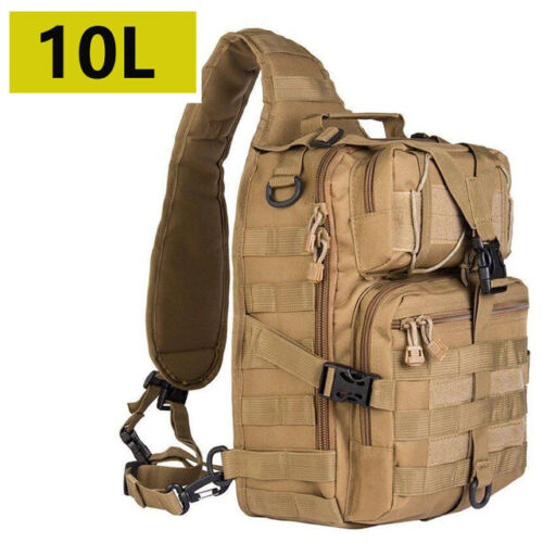 Taktischer Rucksack Molle Sling Brust Schultertasche Assault Pack Messenger Bags - Bild 9 von 16