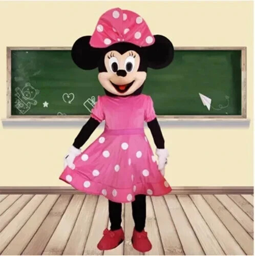 HOT Adult Suit Size MICKEY MOUSE AND MINNIE MOUSE Mascot Costume - Picture 1 of 3