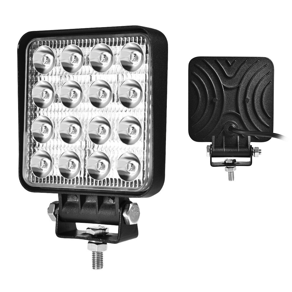 4Pcs 48W LED Work Light Bar Flood Lights for Car Truck Road Driving Fog Lamps eBay