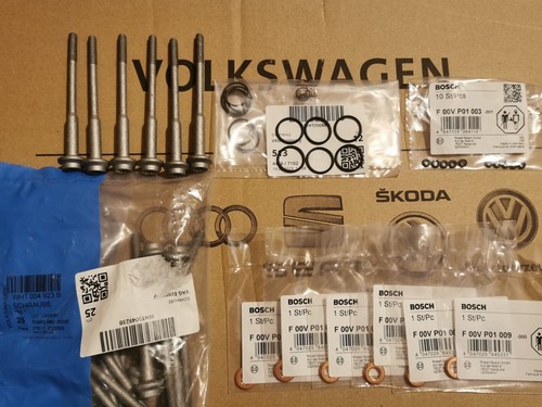 3.0 TDI Injector Nozzle Copper Sealing Ring Washer Repair kitfor Audi VW Porsche - Picture 2 of 3