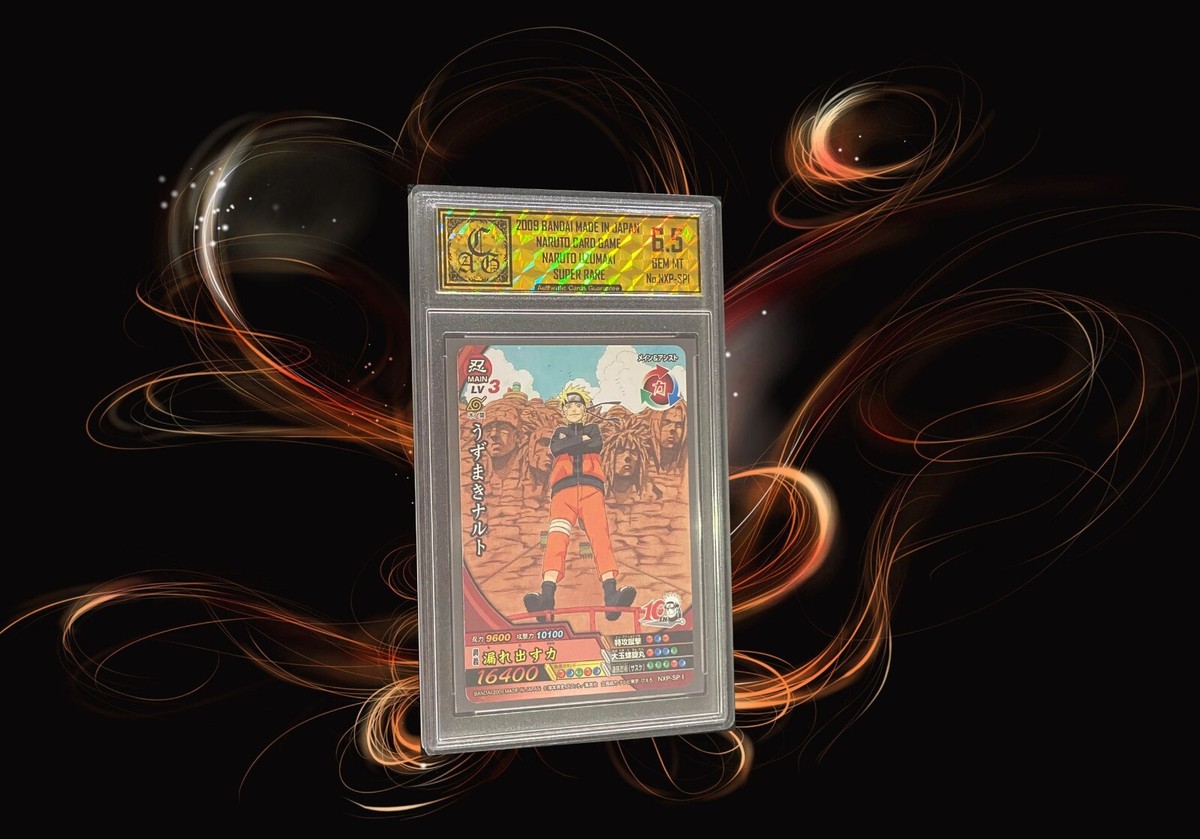 Naruto Uzumaki 2009 Bandai Made in Japan Naruto Card Game Super 