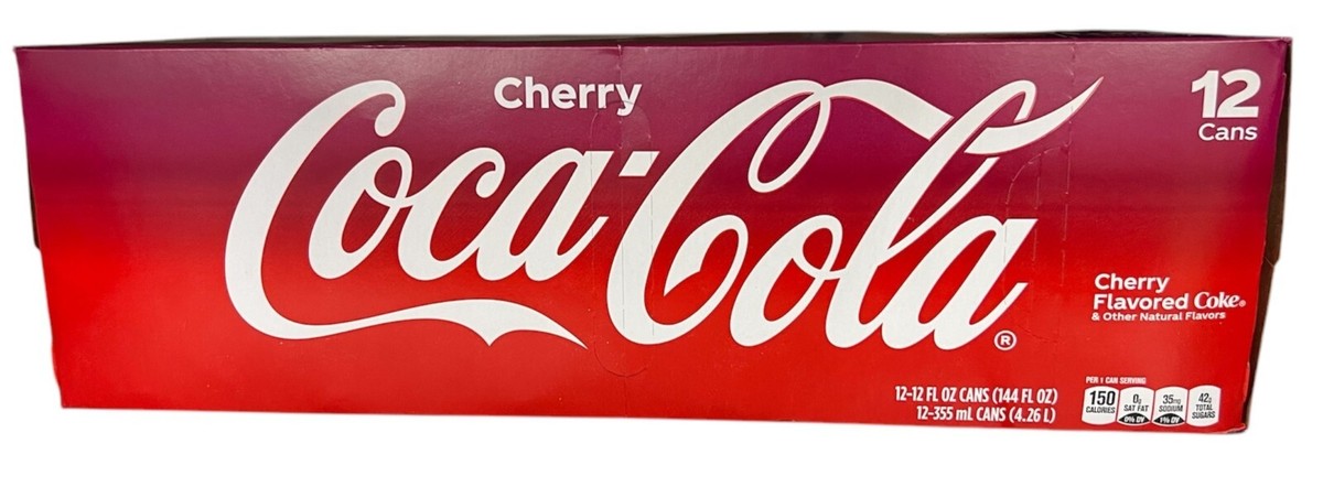 Coca Cola Cherry Soda 12 pack Coke | eBay