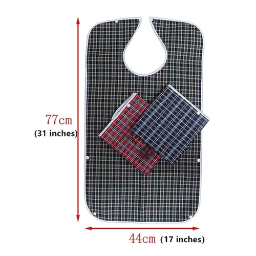 Adult Bibs / Bib Waterproof Washable Clothing Protectors / Protector Mealtime AU - Picture 4 of 14