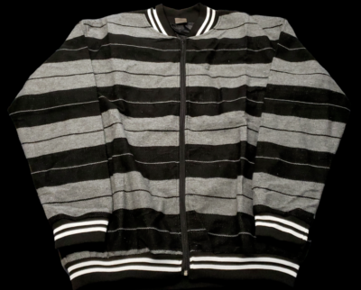 Chicano Chicana Charlie Brown Black Gray Pattern Serape Jacket