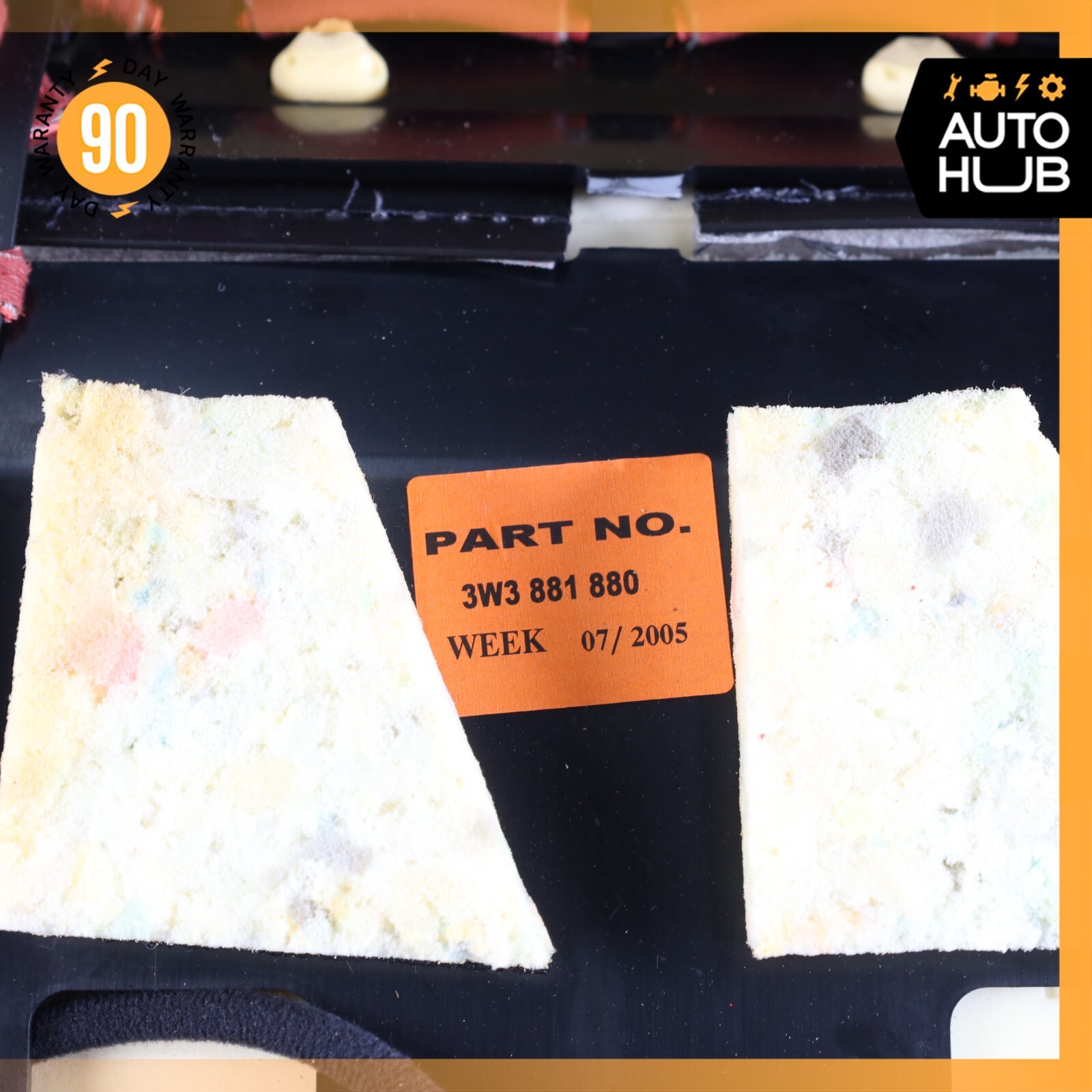 03-10 Bentley Continental GT Front Left Side Top Upper Seat Cushion OEM 73k