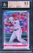 CARTER KIEBOOM 2019 Topps On Demand 3D BGS 9.5 Gem Mint RC Update #US-109 Rookie