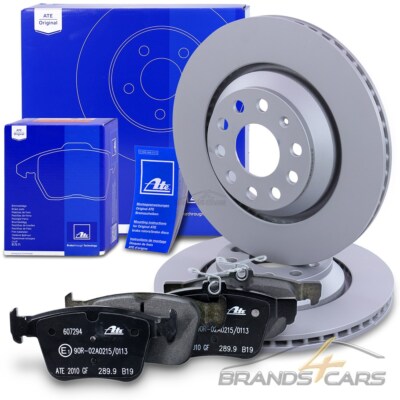 ATE BREMSSCHEIBEN +BELÄGE HINTEN FÜR SKODA KODIAQ SUPERB 3 VW GOLF 7 PASSAT B8