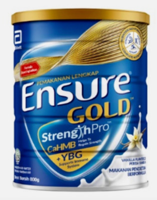 4 Tin Abbott En sure Gold Complete Nutrition Vanilla Flavored Milk Powder 800g