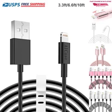USB Charging Cable Data Cord Charger for iPhone XS 14 13 12 11 Pro Max XR SE 8 7