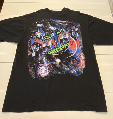 Vintage Nascar T-Shirt Ernie Irvan Rocket Man 28 RYR Made USA Single Stitch XL - Picture 9 of 10