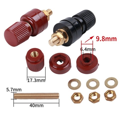 Reliable Terminal Screw Brass Construction M6 Thread For Welding Machines - Picture 7 of 12