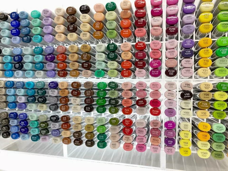 Bolígrafo COPIC BOCETO TODOS LOS COLORES 358 Set Marcador Manga Cómic Con Soporte De Bolígrafo De Japón Foto 2 de 4