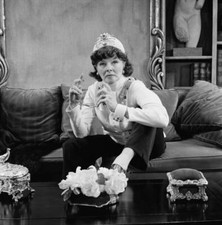 Katharine Hepburn dressed as French fashion designer Coco Chanel i- Old Photo 5