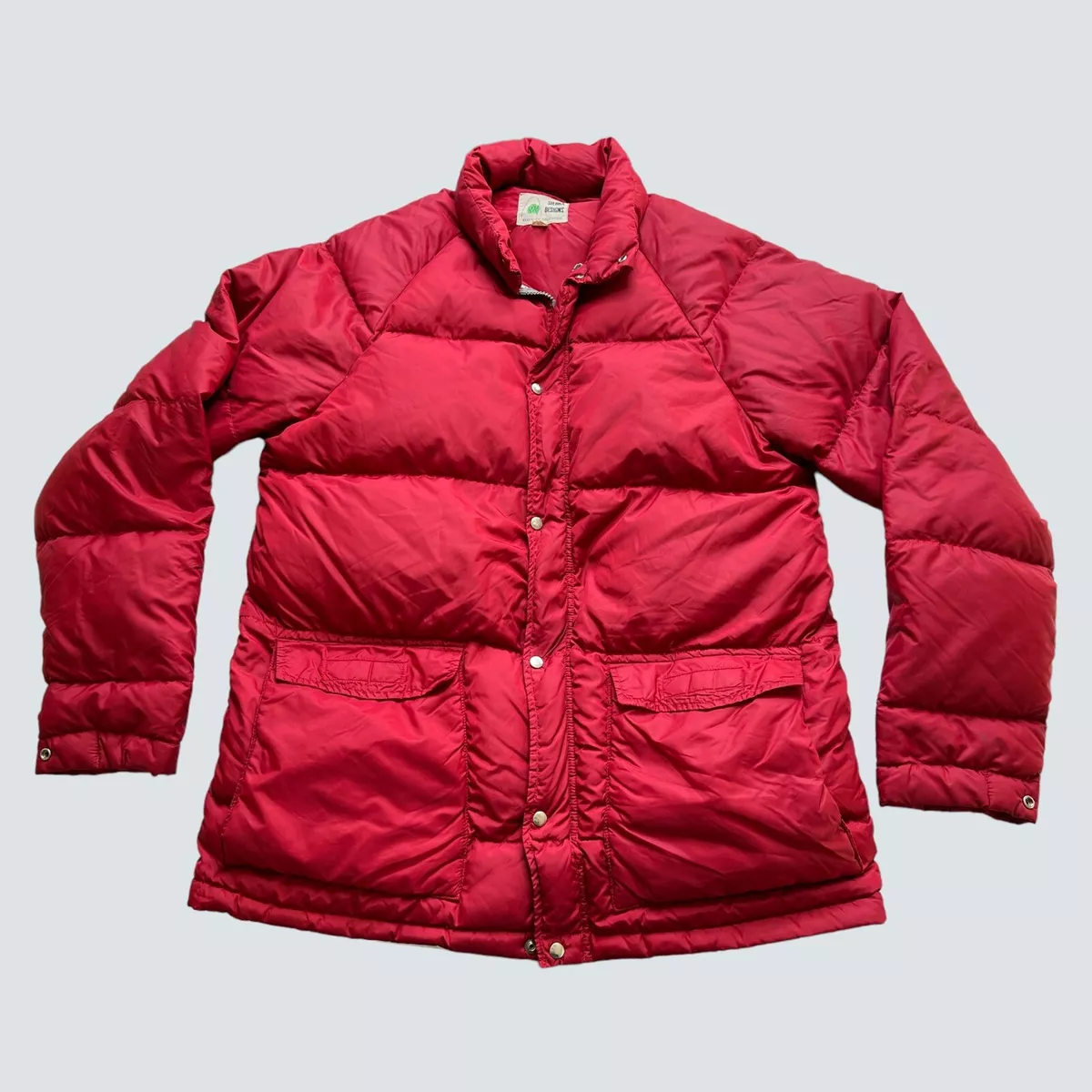 Vtg SIERRA DESIGNS Down Puffer Jacket Coat Parka 80s Large Berkeley