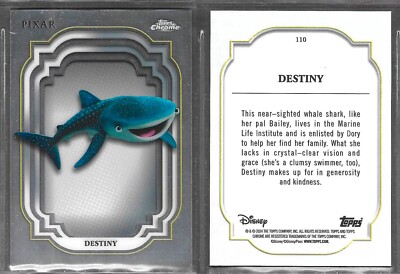 Topps Chrome Disney 2024 #110 Destiny Finding Dory Karte