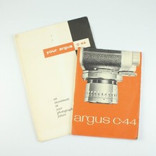 Argus C44 35mm Camera Manual - Instruction Booklet and Portfolio Cover
