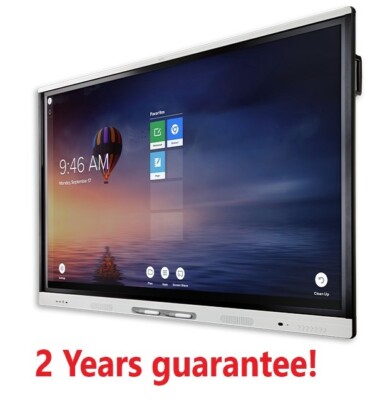 SMART Board MX Serries MX065 In Excellent Condition With Pens and wall mount