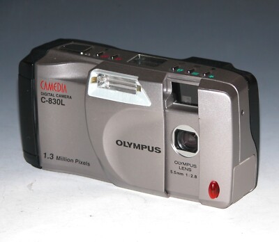Olympus CAMEDIA C-830L 1.3 MP Digital Camera - Silver #5000 | eBay