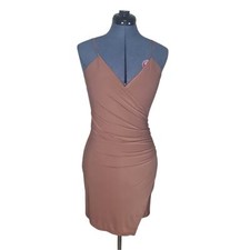 Urban Outfitters Lumiére brown bodycon mini dress medium NWT