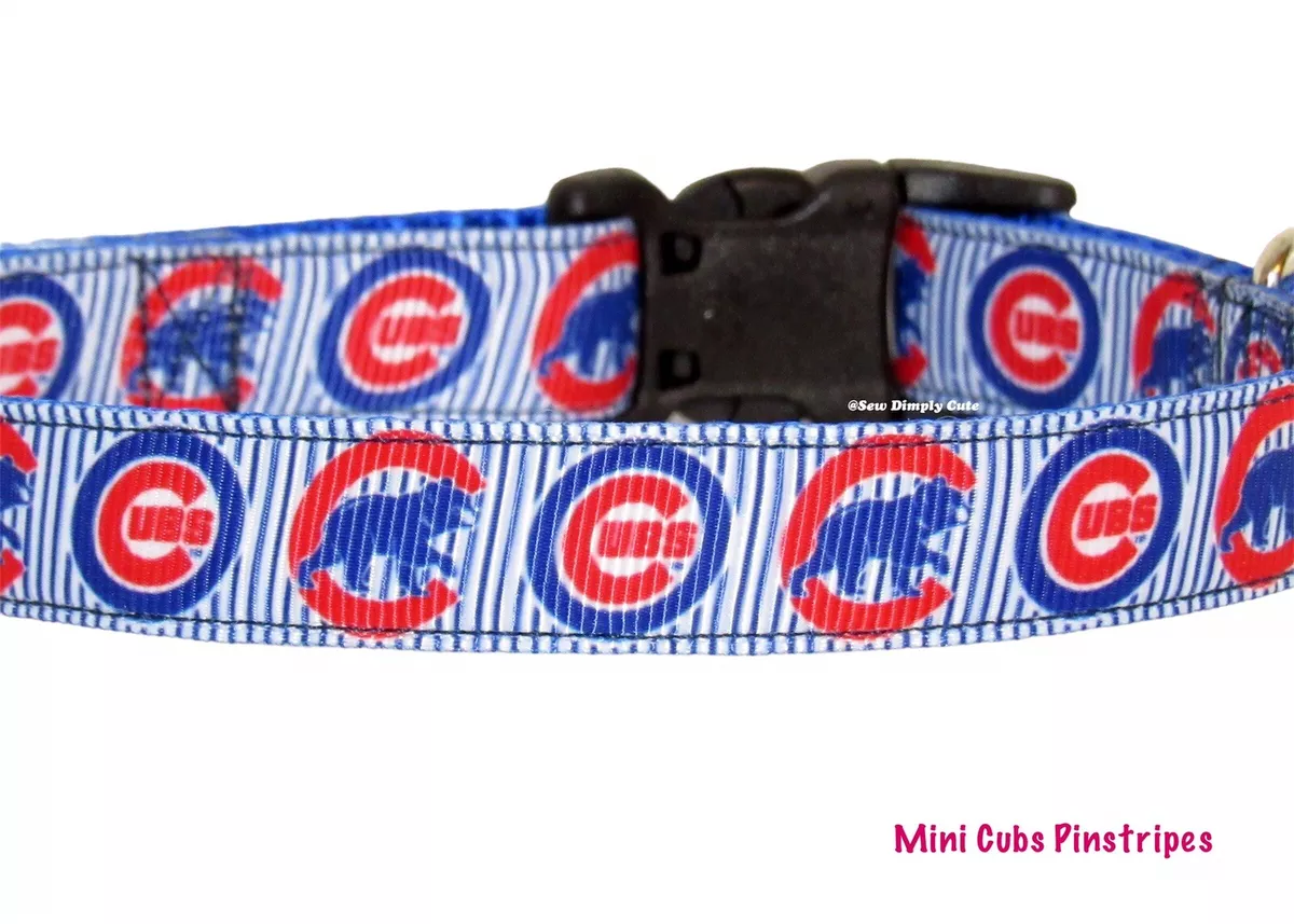 chicago cubs dog collar