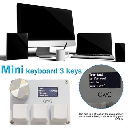 Rapid Trigger Keyboard with Knob and Screen,Copy Paste,Shotcut I5D8 - Picture 2 of 14