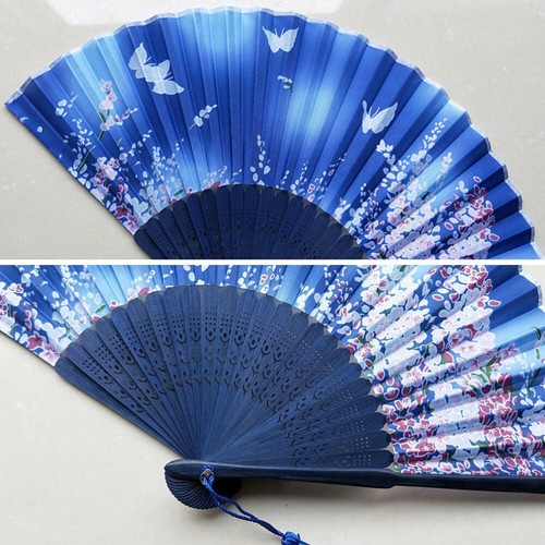 Fans Hand Folding Fan Chinese Handheld Fan Women Folding Fan - Bild 9 von 12