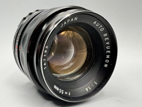 Auto Revuenon 55mm 1:1.4 Objektiv M42 Anschluss #167185-86