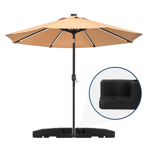 4PCS Heavy-Duty Umbrella Large Base Stand Cantilever Offset Patio Umbrella Stand - Picture 6 of 8