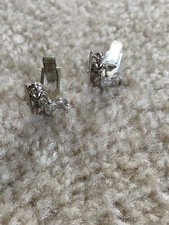 Beautiful Vintage Sarah Cov. Silver Tone Huck...