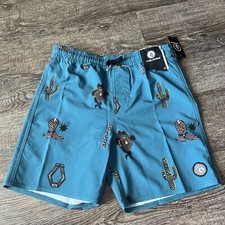 Volcom Beach Swim Surf Board Shorts Youth Medium