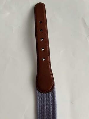 New Purple Cotton Leather Belt XL 43 1/2 display picture 2