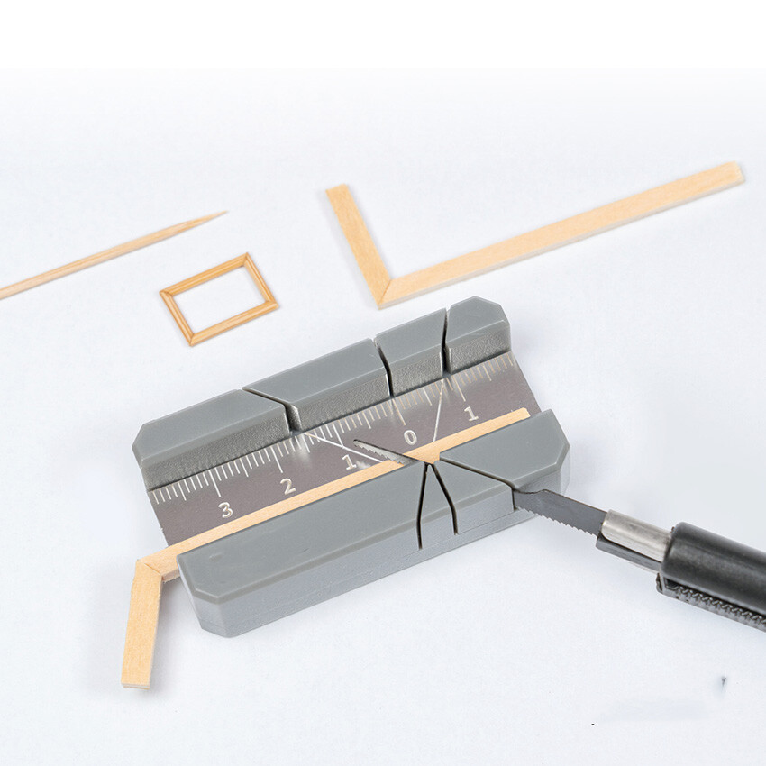 Magnetic Bottom 30/45/60/90 Degrees Model Angle Cutter For