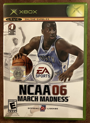 NCAA March Madness 06 (Microsoft Xbox, 2005) CIB Complete In Box With Manual 