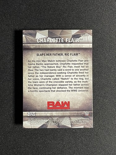 2017 Topps WWE Damen Division WWE Streichhölzer & Momente Charlotte Flair #WWE-17 - Bild 2 von 2